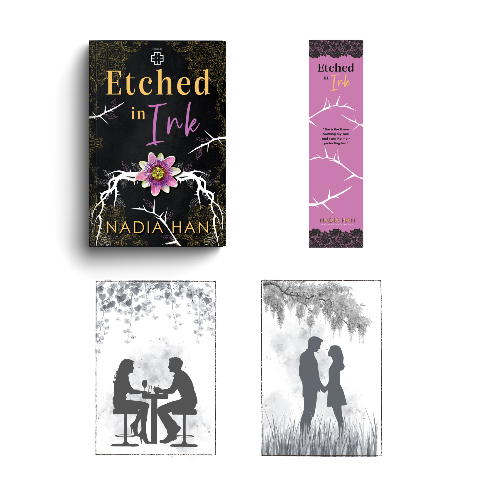 Etched in Ink by Nadia Han: Hand-Signed Paperback