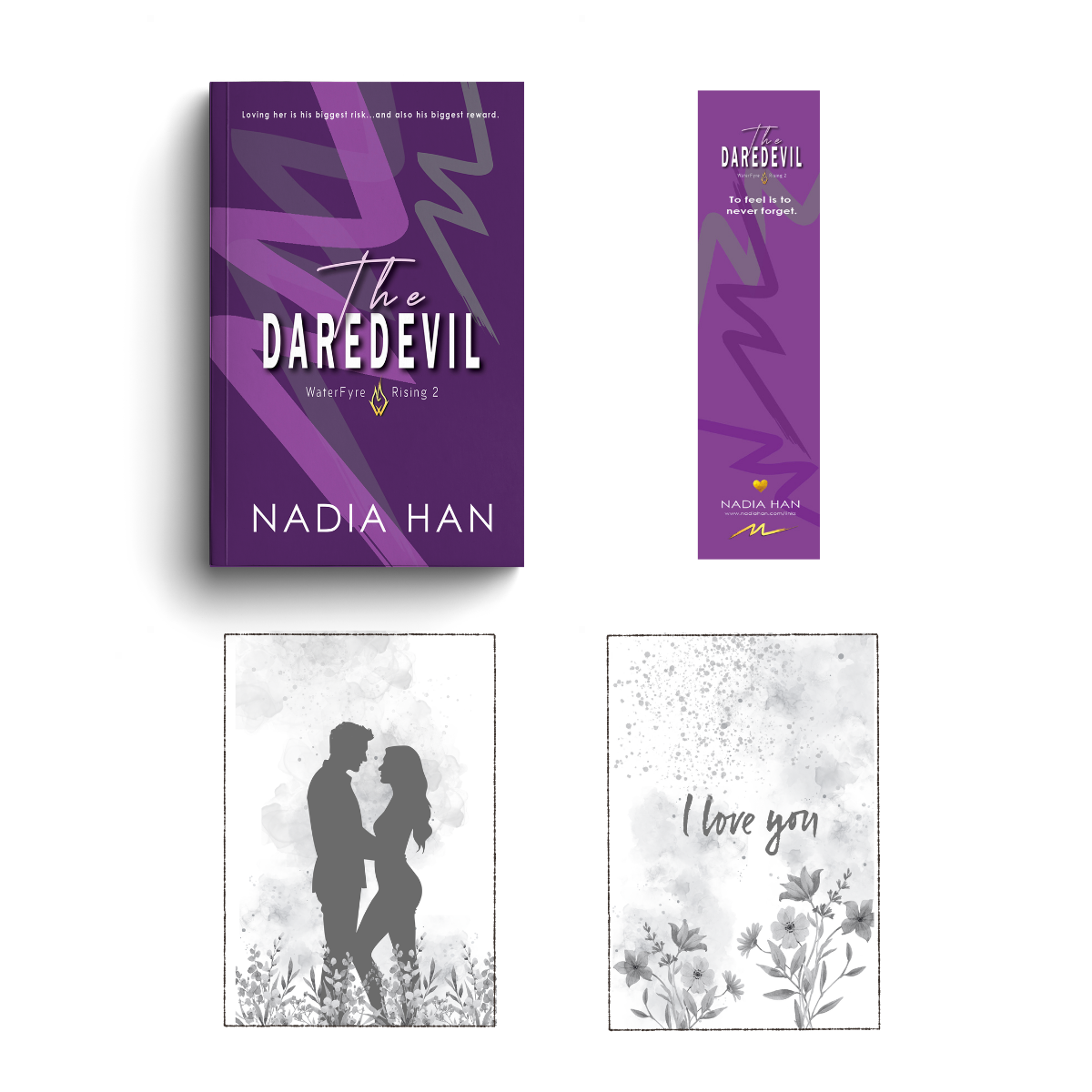 The Daredevil by Nadia Han: Hand-Signed Paperback Discreet cover 2