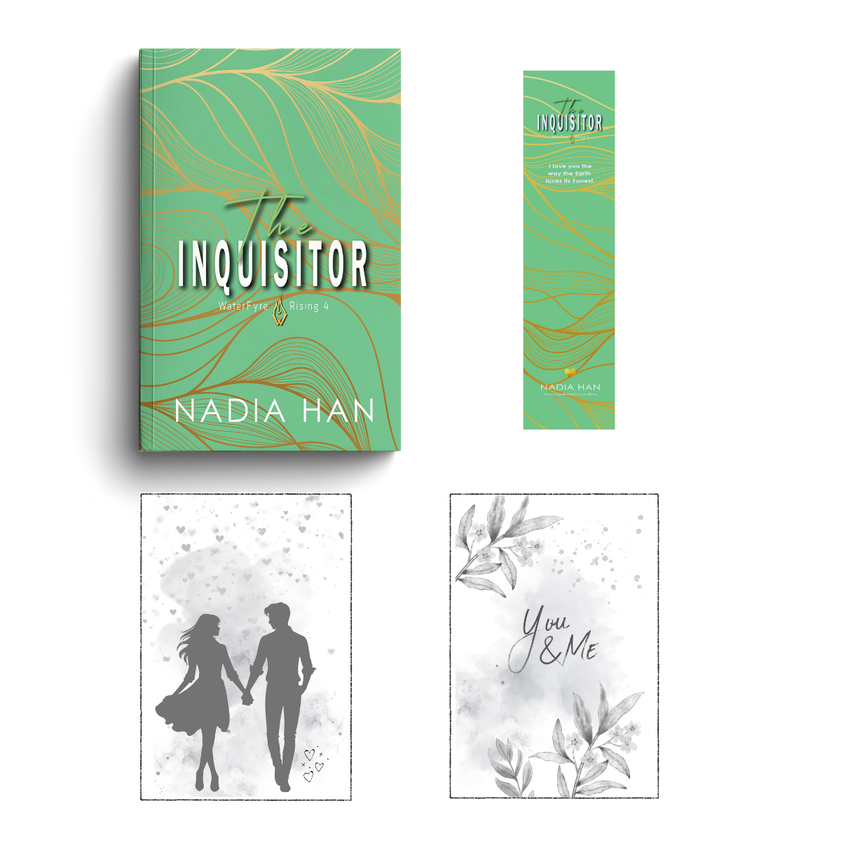 The Inquisitor by Nadia Han: Hand-Signed Paperback Discreet cover 2