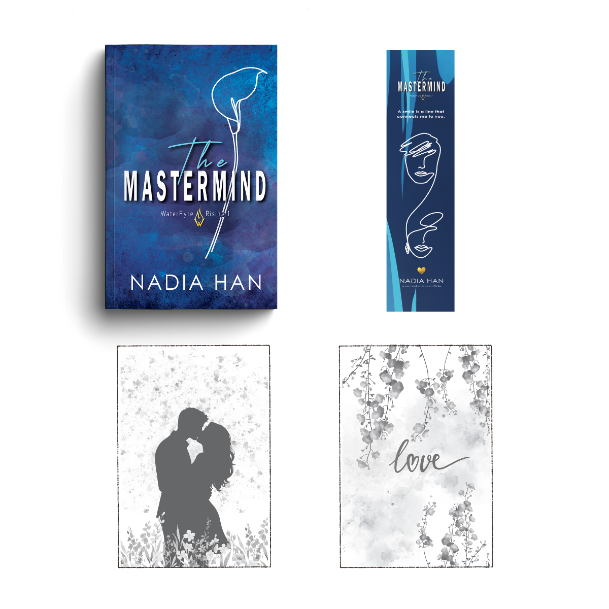 The Mastermind by Nadia Han: Hand-Signed Paperback Discreet cover 1