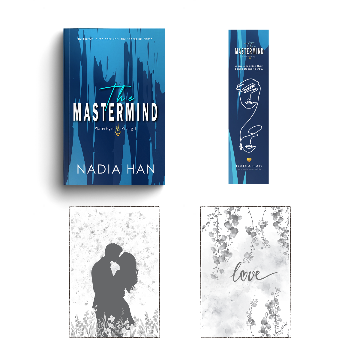 The Mastermind by Nadia Han: Hand-Signed Paperback Discreet cover 2