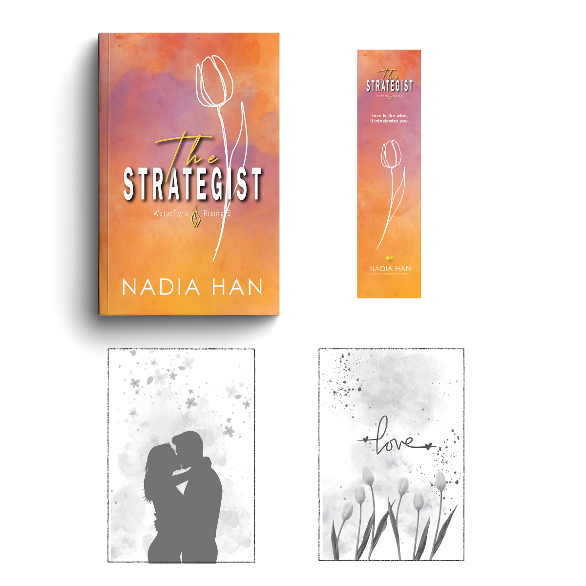 The Strategist by Nadia Han: Hand-Signed Paperback Discreet cover 1