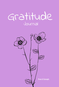 Gratitude Journals by Prose and Concepts: Paperback